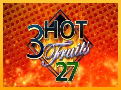 3 Hot Fruits 27 macchina da gioco per soldi