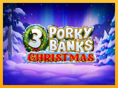 3 Porky Banks Christmas macchina da gioco per soldi