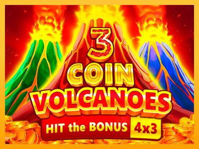 3 Coin Volcanoes macchina da gioco per soldi