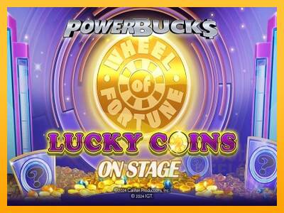 PowerBucks Wheel of Fortune Lucky Coins On Stage macchina da gioco per soldi