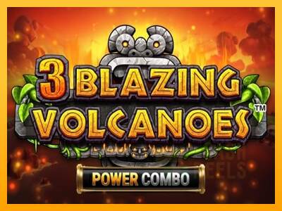 3 Blazing Volcanoes Power Combo macchina da gioco per soldi