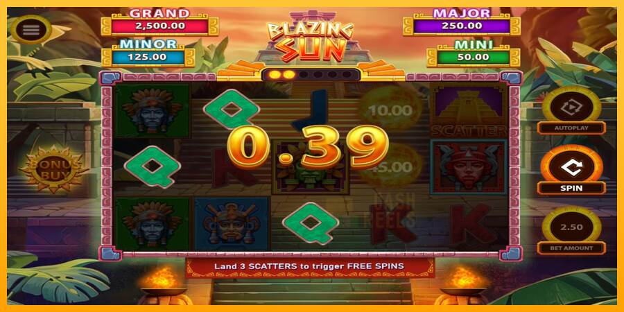 Blazing Sun macchina da gioco per soldi, immagine 3