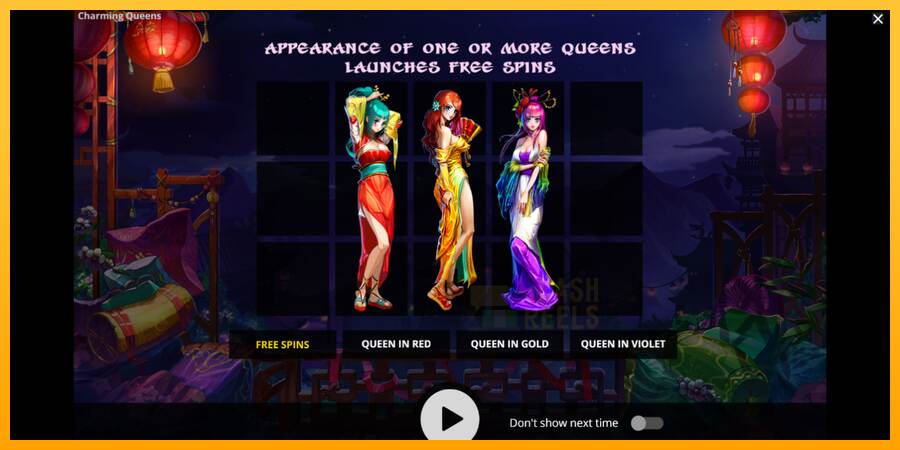 Charming Queens macchina da gioco per soldi, immagine 1