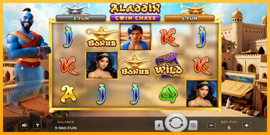 Aladdin Coin Chase macchina da gioco per soldi, immagine 3