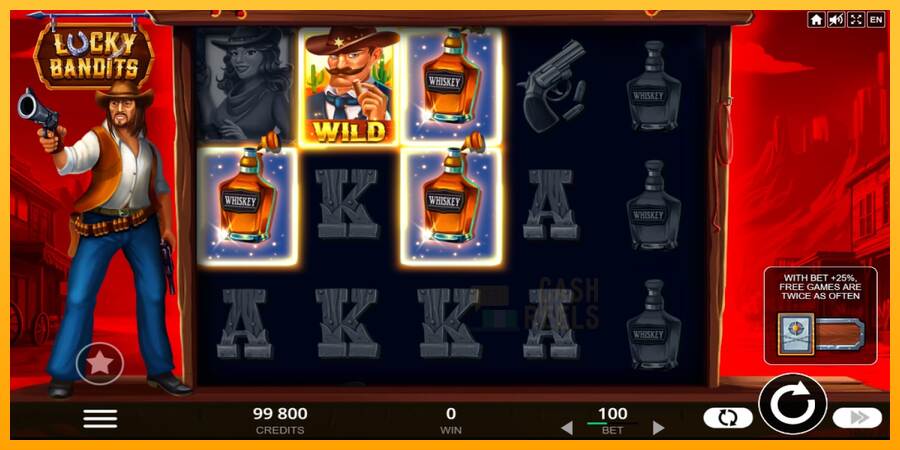 Lucky Bandits macchina da gioco per soldi, immagine 2