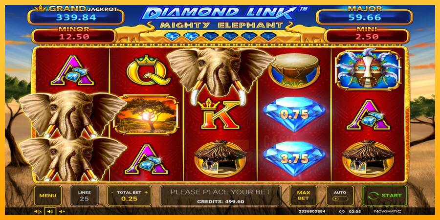 Diamond Link: Mighty Elephant macchina da gioco per soldi, immagine 1