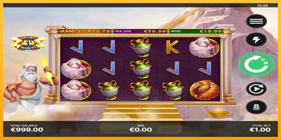 Angry Zeus Jackpot macchina da gioco per soldi, immagine 2