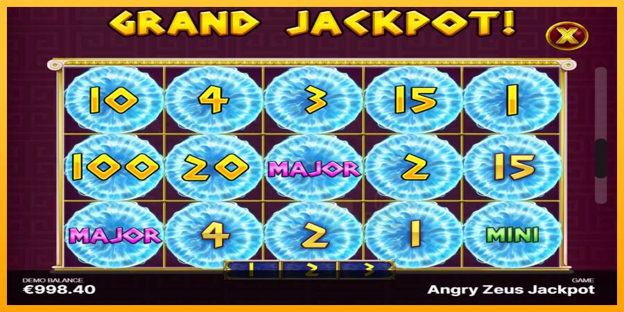 Angry Zeus Jackpot macchina da gioco per soldi, immagine 7