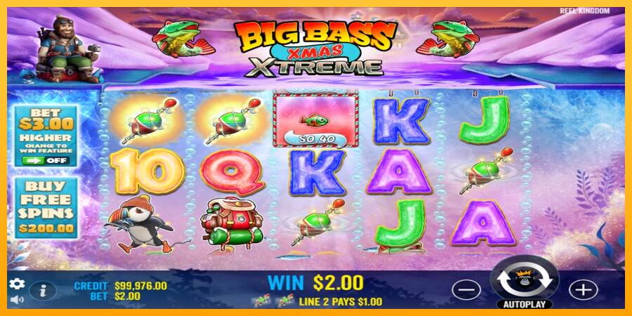 Big Bass Xmas Xtreme macchina da gioco per soldi, immagine 3