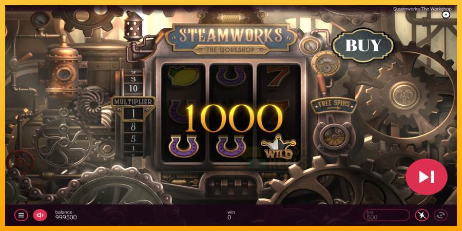 Steamworks - The Workshop macchina da gioco per soldi, immagine 3