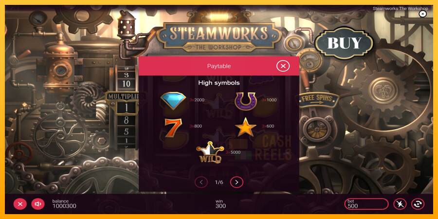 Steamworks - The Workshop macchina da gioco per soldi, immagine 5