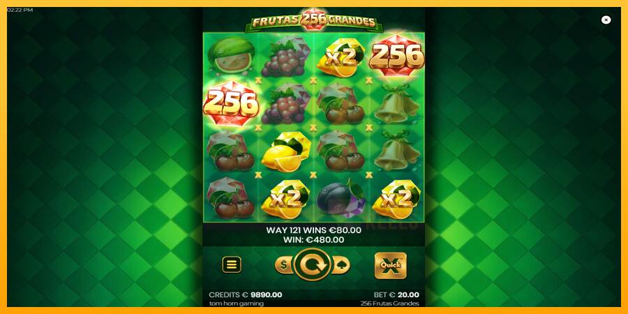 256 Frutas Grandes macchina da gioco per soldi, immagine 4