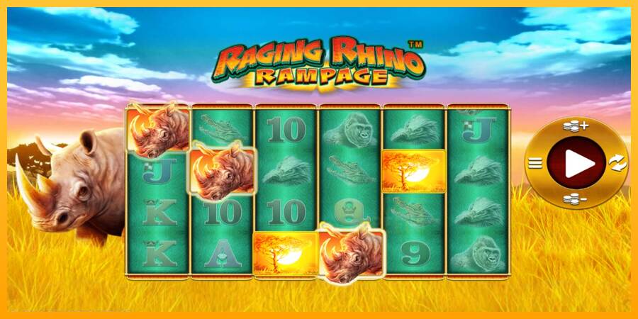 Raging Rhino Rampage macchina da gioco per soldi, immagine 2