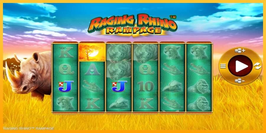 Raging Rhino Rampage macchina da gioco per soldi, immagine 3