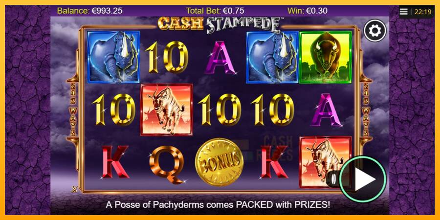 Cash Stampede macchina da gioco per soldi, immagine 3