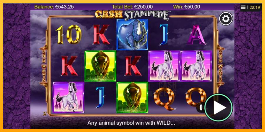 Cash Stampede macchina da gioco per soldi, immagine 4