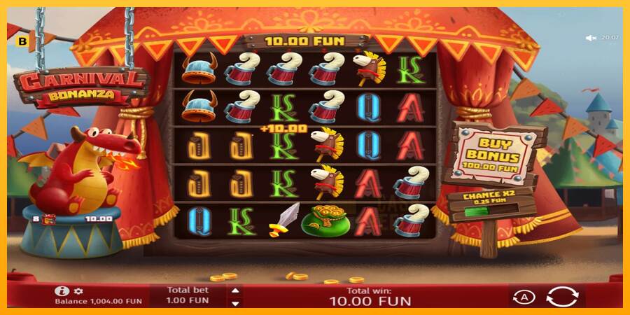 Carnival Bonanza macchina da gioco per soldi, immagine 3