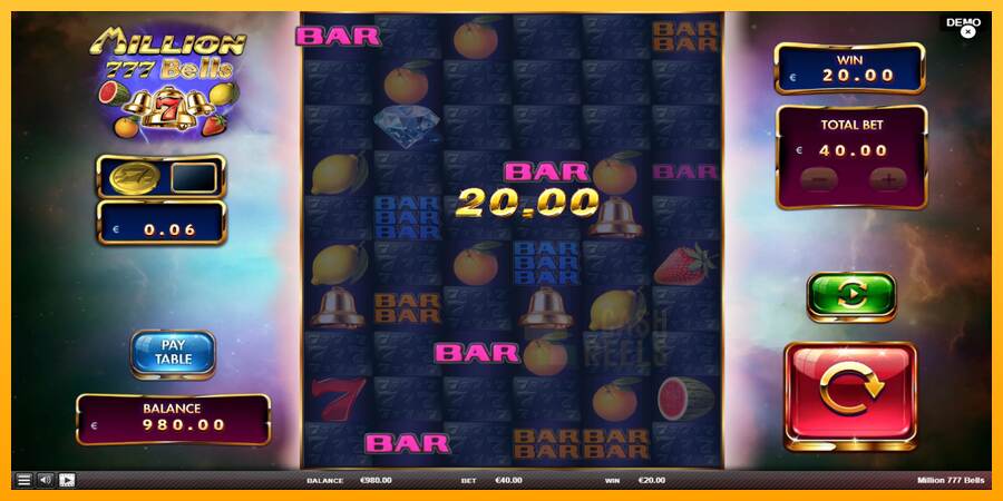 Million 777 Bells macchina da gioco per soldi, immagine 3