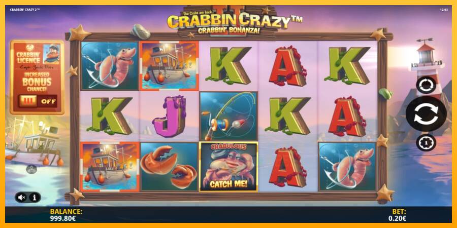 Crabbin Crazy 2 macchina da gioco per soldi, immagine 2