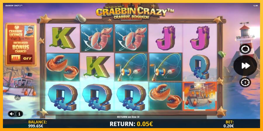 Crabbin Crazy 2 macchina da gioco per soldi, immagine 3