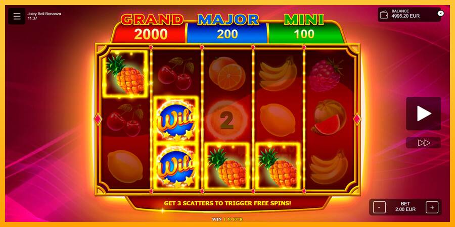 Juicy Bell Bonanza macchina da gioco per soldi, immagine 2