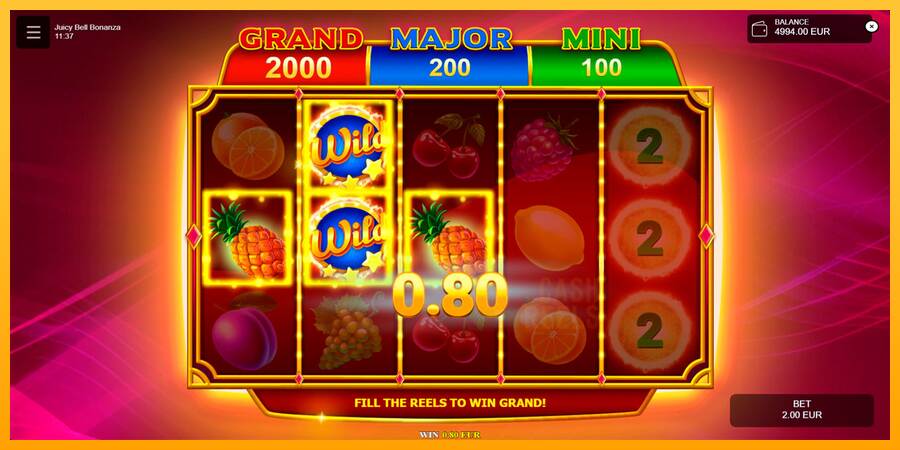 Juicy Bell Bonanza macchina da gioco per soldi, immagine 3