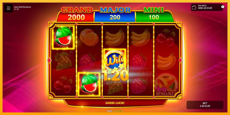 Juicy Bell Bonanza macchina da gioco per soldi, immagine 4