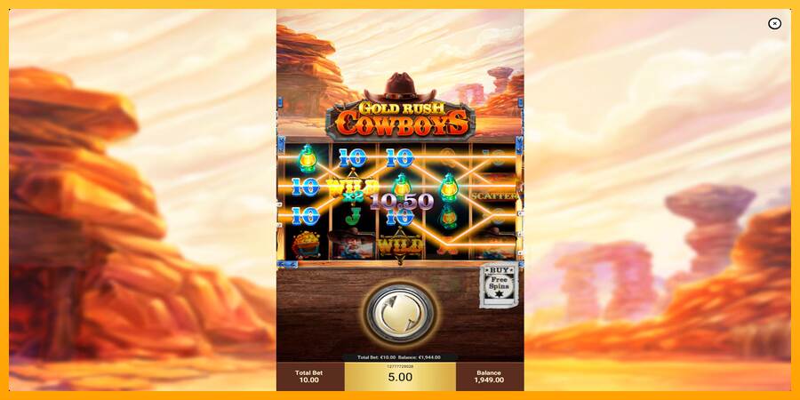 Gold Rush Cowboys macchina da gioco per soldi, immagine 5