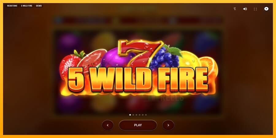 5 Wild Fire macchina da gioco per soldi, immagine 1