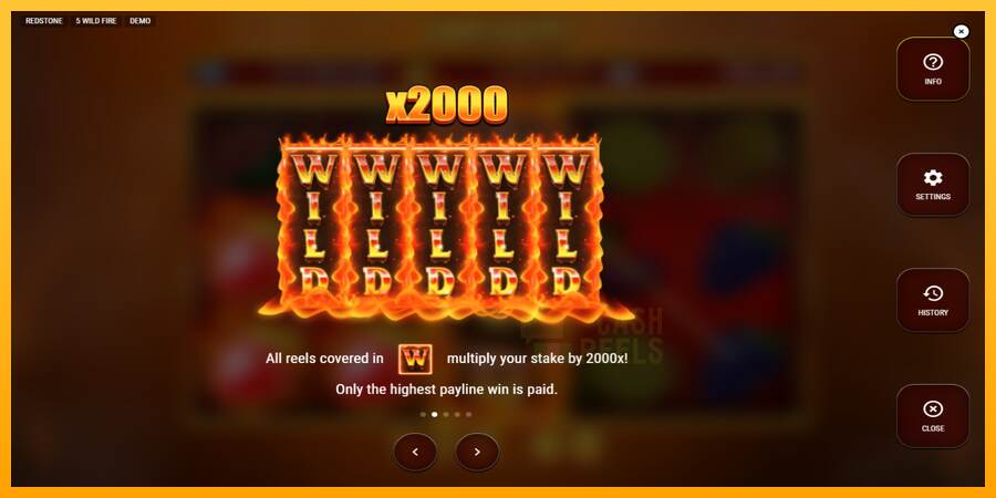 5 Wild Fire macchina da gioco per soldi, immagine 5