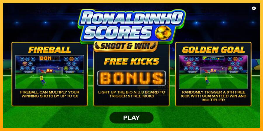 Ronaldinho Scores Shoot & Win macchina da gioco per soldi, immagine 1