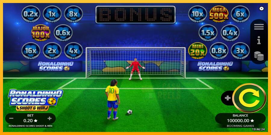 Ronaldinho Scores Shoot & Win macchina da gioco per soldi, immagine 2