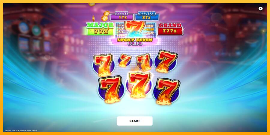 Lucky Seven Spin macchina da gioco per soldi, immagine 1