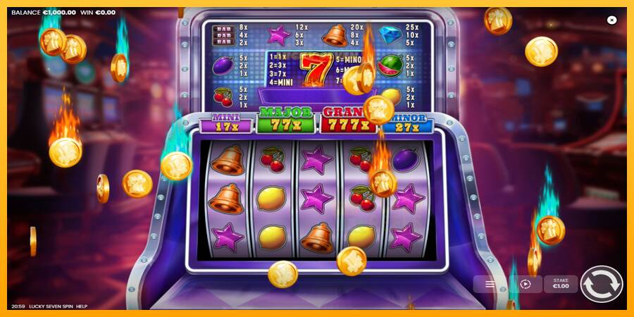 Lucky Seven Spin macchina da gioco per soldi, immagine 2