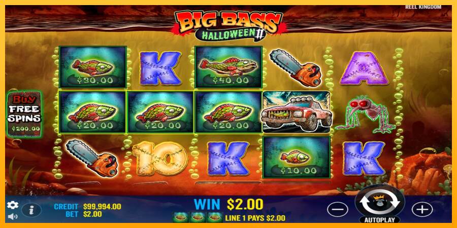 Big Bass Halloween II macchina da gioco per soldi, immagine 3