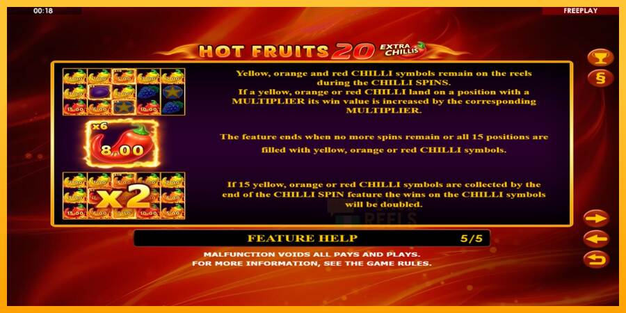 Hot Fruits 20 Extra Chillis macchina da gioco per soldi, immagine 7