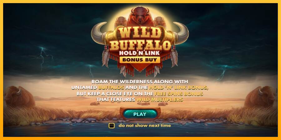 Wild Buffalo Hold N Link Bonus Buy macchina da gioco per soldi, immagine 1