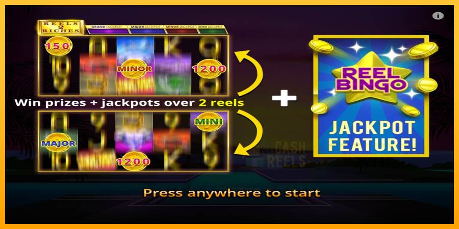 Reels 2 Riches with Reel Bingo macchina da gioco per soldi, immagine 1