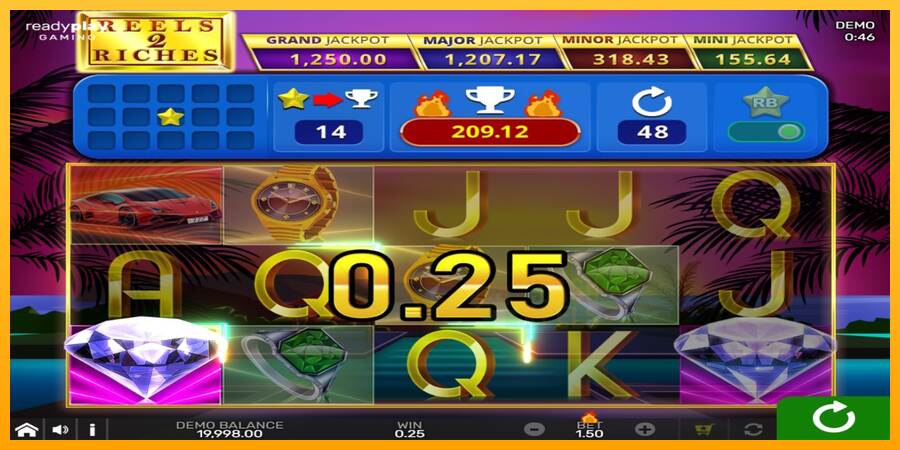 Reels 2 Riches with Reel Bingo macchina da gioco per soldi, immagine 2