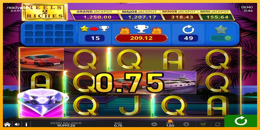 Reels 2 Riches with Reel Bingo macchina da gioco per soldi, immagine 3