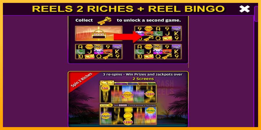 Reels 2 Riches with Reel Bingo macchina da gioco per soldi, immagine 4