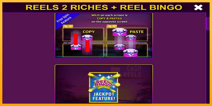 Reels 2 Riches with Reel Bingo macchina da gioco per soldi, immagine 5