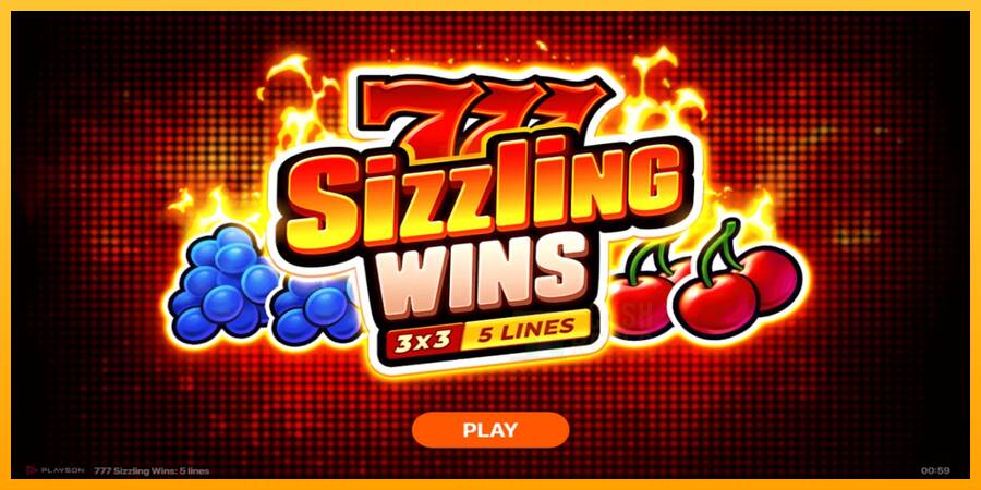 777 Sizzling Wins: 5 Lines macchina da gioco per soldi, immagine 1