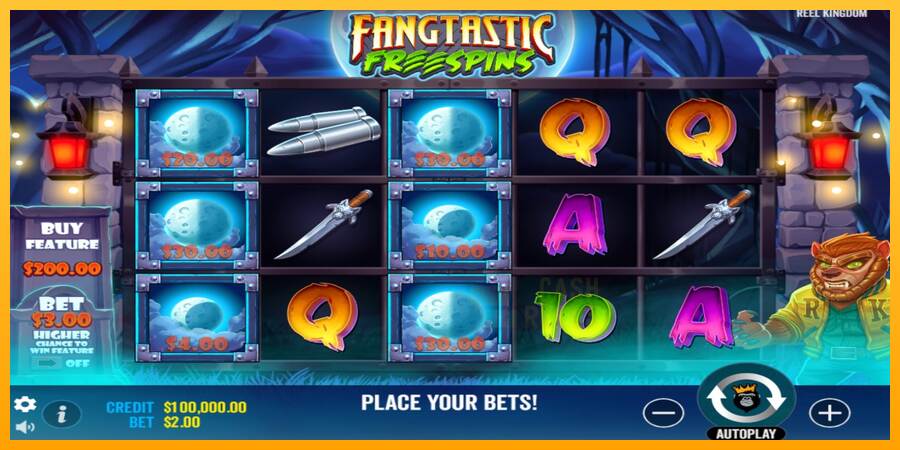 Fangtastic Freespins macchina da gioco per soldi, immagine 2