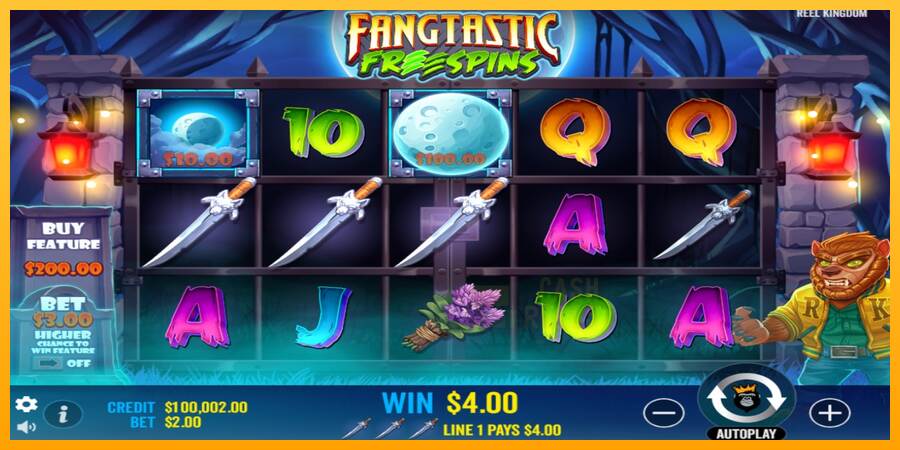 Fangtastic Freespins macchina da gioco per soldi, immagine 3