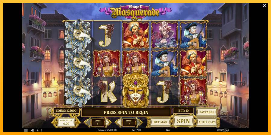 Royal Masquerade macchina da gioco per soldi, immagine 2