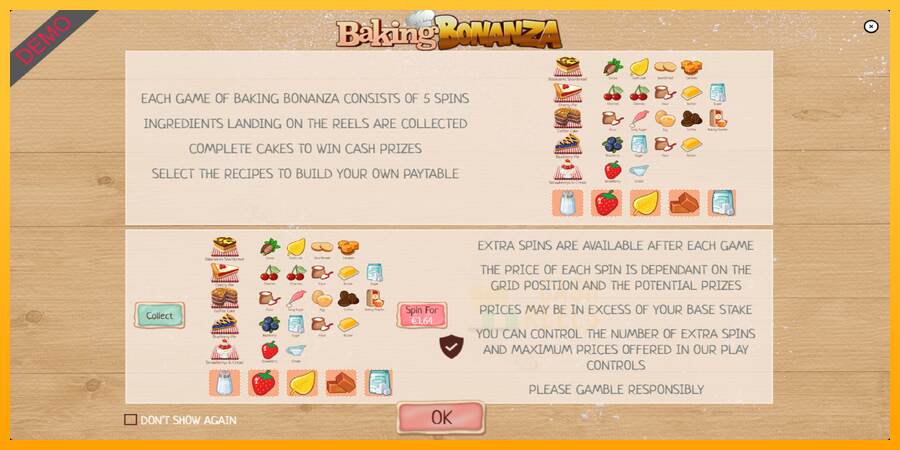 Baking Bonanza macchina da gioco per soldi, immagine 1