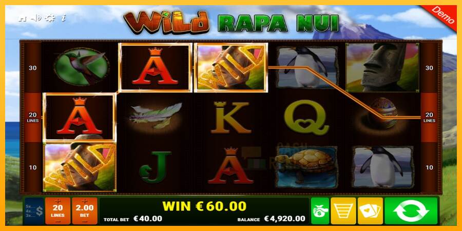 Wild Rapa Nui macchina da gioco per soldi, immagine 1