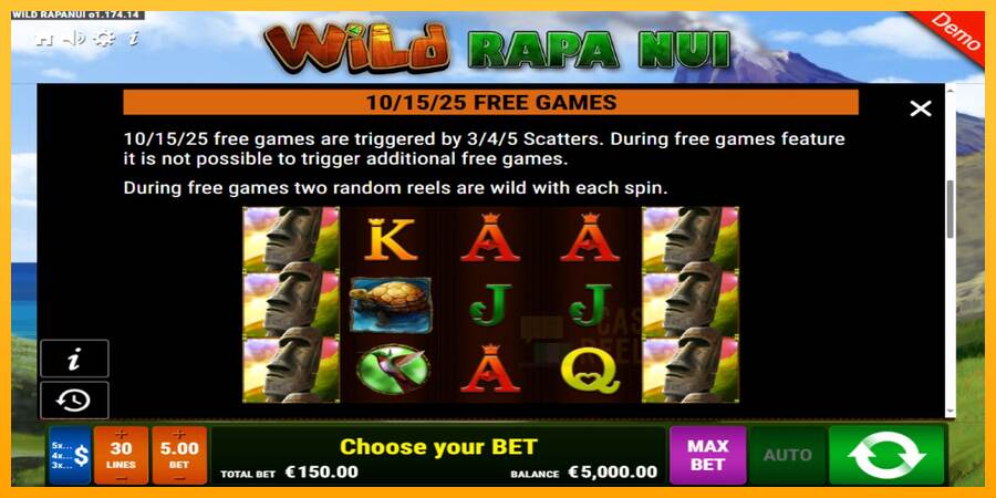 Wild Rapa Nui macchina da gioco per soldi, immagine 4