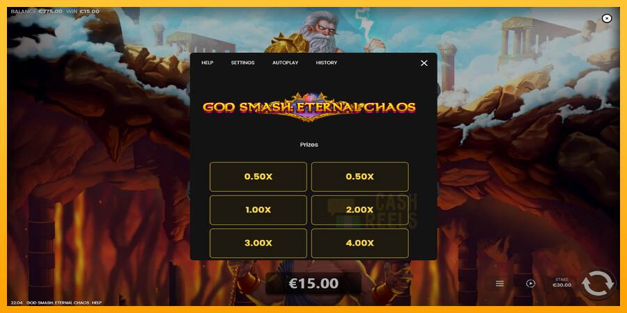 God Smash: Eternal Chaos macchina da gioco per soldi, immagine 5